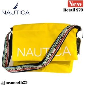 ♻️🆕 Nautica bright yellow Halyard messenger bag